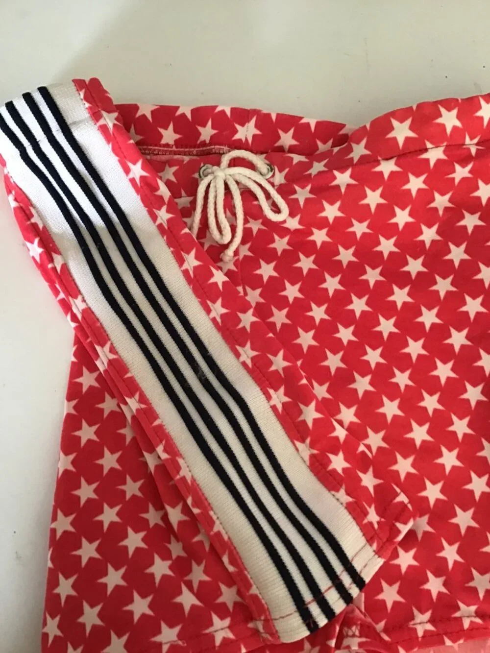 Hobie Red and White Stars Girls Swim Pants or Cover-Up